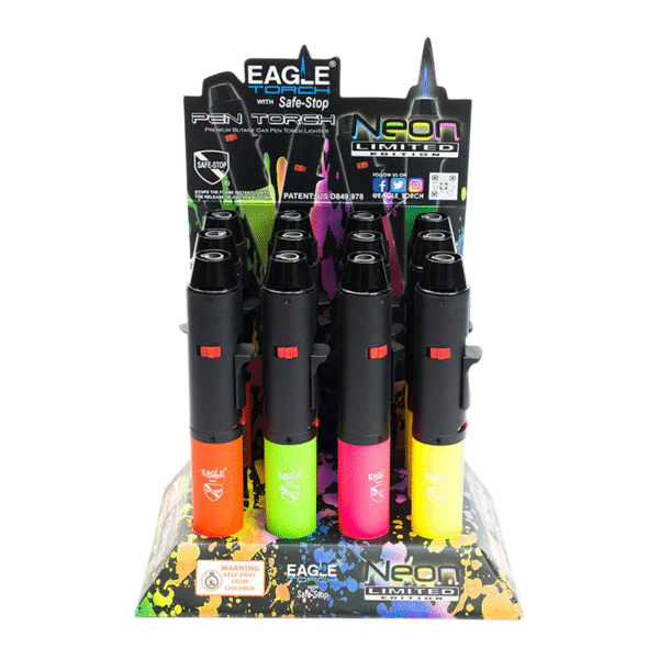 EAGLE NEON PEN TORCH 12CT