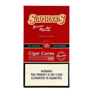 SLAPWOODS CIGAR CONES RUSSIAN CREAM 3PK - BOX OF 10