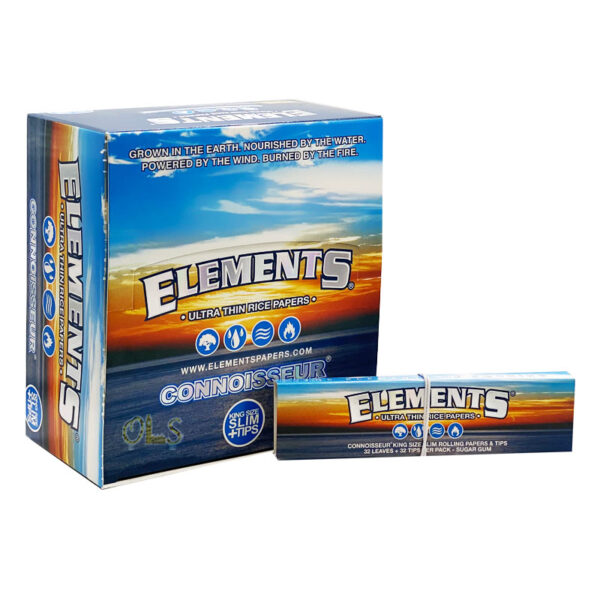 ELEMENTS CONNOISSEUR KING SLIM+TIPS
