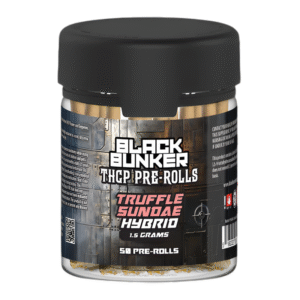 BLACK BUNKER THCP PREROLL 1.5G TRUFFLE SUNDAE HYBRID -BOX OF 50