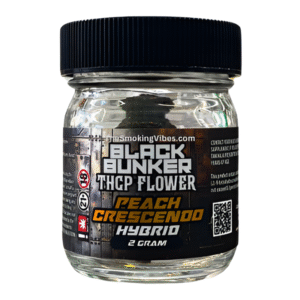 BLACK BUNKER THCP FLOWER 2G PEACH CRESCENDO HYBRID 15 JARS