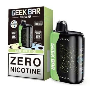 GEEK BAR PULSE X 25K SOUR APPLE ICE 0% - BOX OF 5