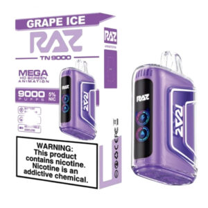RAZ TN 9K GRAPE ICE 5% - Box of 5