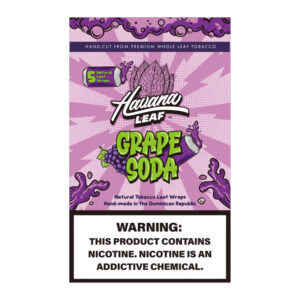 HAVANA 5PK LEAF GRAPE SODA - BOX OF 8