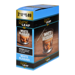 GAME LEAF WHITE RUSSIAN 2 CIGARS - BOX OF 15