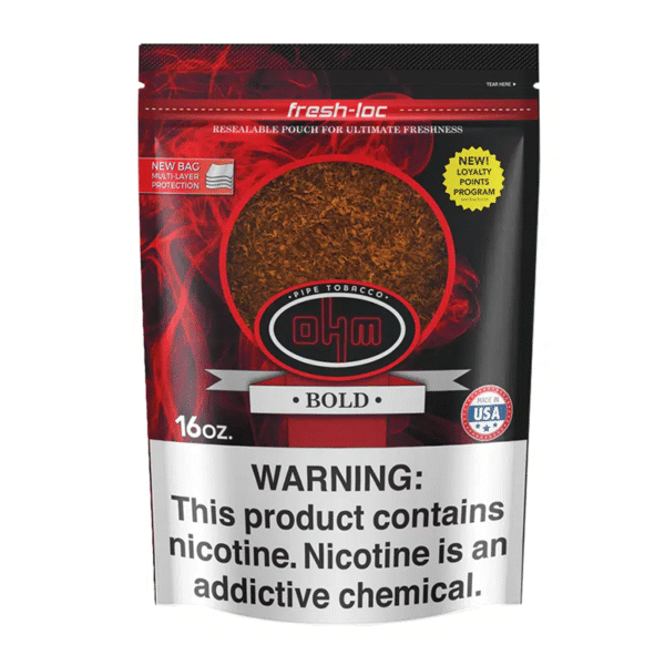OHM PIPE TOBACCO BOLD 16 OZ