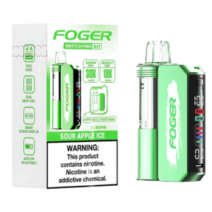FOGER SWITCH PRO KIT 30K SOUR APPLE ICE 5% - BOX OF 5
