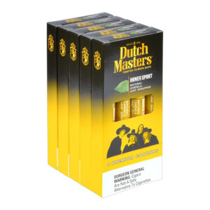 DUTCH MASTERS 4PK PREMIUM CORONA CIGARS HONEY SPORT SINGLES 20CT - PACK OF 5