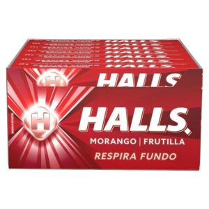 HALLS MORANGO| FRUTILLA 21 CT (ORANGE)