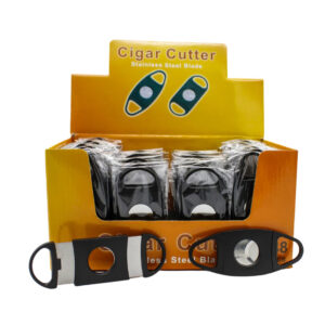 KINGSTAR PLASTIC CIGAR CUTTER STAINLESS STEEL BLADE 48CT BOX(CC48)