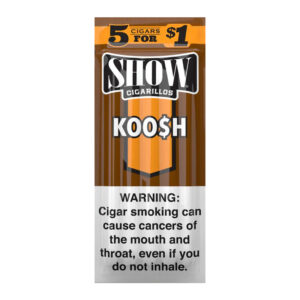 SHOW 5PK CIGARILLOS KOOSH - BOX OF 15 POUCHES