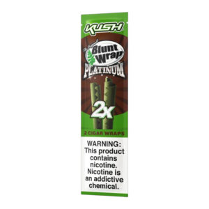 BLUNT WRAP PLATINUM KUSH 2PK - BOX OF 25 POUCHES