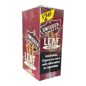 SWISHERS SWEETS 3PK NATURAL LEAF CIGARILLOS AROMATIC - BOX OF 10 POUCHES