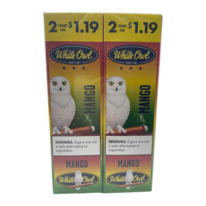WHITE OWL 2PK MANGO CIGAR - DUAL BOX OF 15 POUCHES