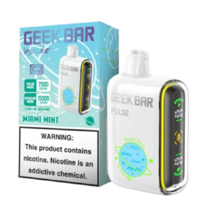 GEEK BAR PULSE 15K MIAMI MINT 5% - BOX OF 5