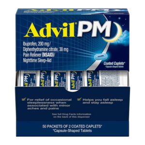 ADVIL PM COATED CAPLETS 50/2