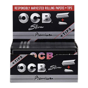 OCB PREMIUM SLIM PAPERS + TIPS 24 CT