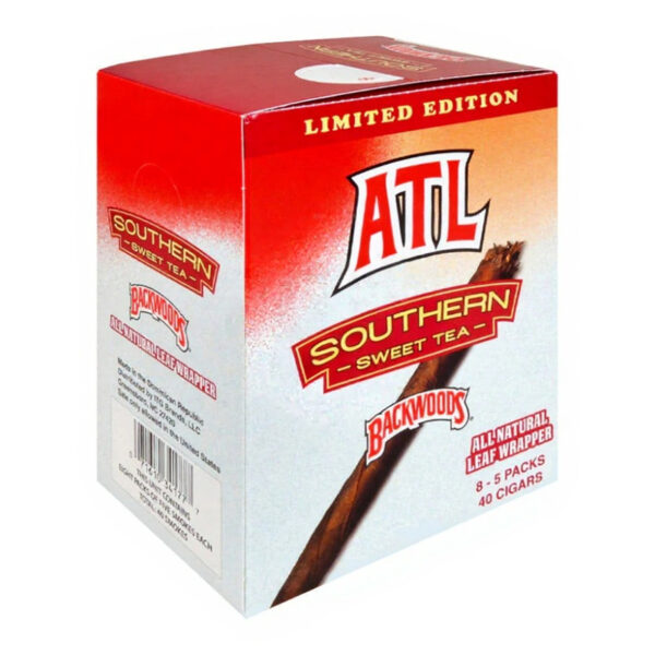 BACKWOODS 5PK CIGAR ATLANTA SOUTHERN SWEET TEA - BOX OF 8