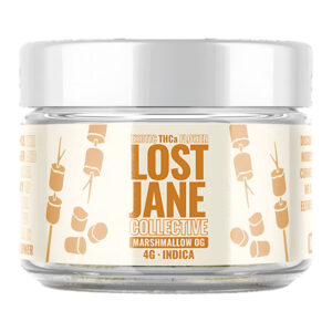 LOST JANE COLLECTIVE THCA FLOWER MARSHMALLOW OG INDICA 4G JAR