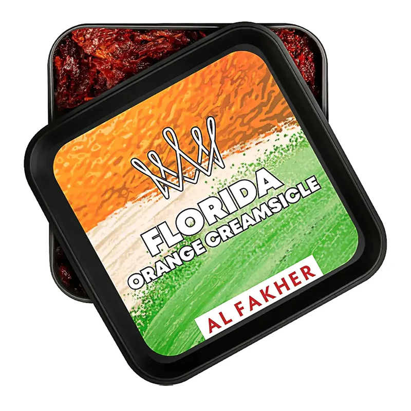 AL FAKHER AUTHENTIC HOOKAH TOBACCO FLORIDA ORANGE CREAMSICLE - 250 GRAMS JAR