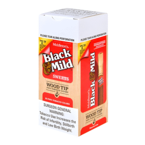 BLACK & MILD_WOOD TIP_SWEET_5PK