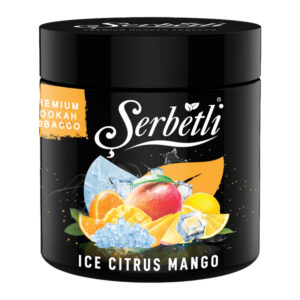 SERBETLI PREMIUM HOOKAH TOBACCO 250G JAR - ICE CITRUS MANGO