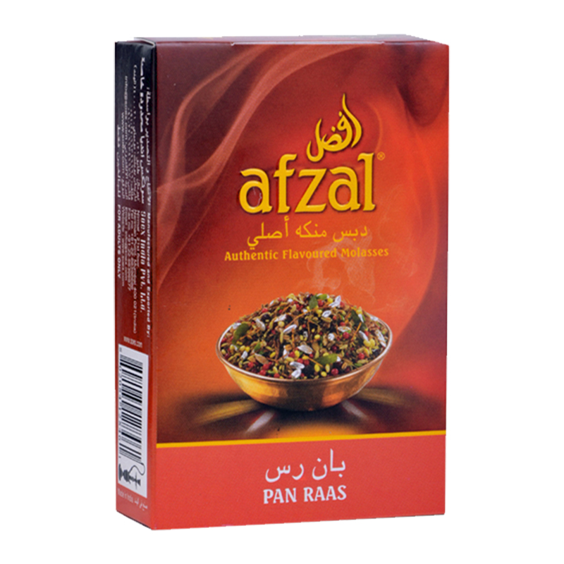 AFZAL AUTHENTIC HOOKAH TOBACCO PAN RAAS FLAVOR - 250 GRAMS JAR
