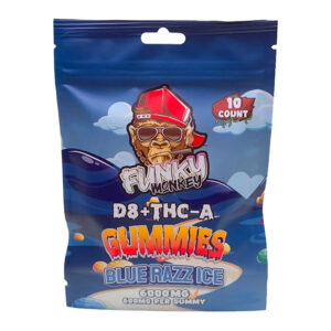 FUNKY MONKEY_BLUE RAZZ ICE D8+THC 10PK