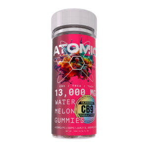 ATOMIC CB9 13,000MG WATERMELON GUMMIES - JAR OF 30