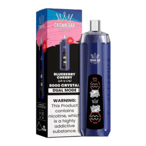 AL FAKHER CROWN BAR BIG CLOUD 8K CRYSTAL BLUEBERRY CHERRY  5% - BOX OF 5