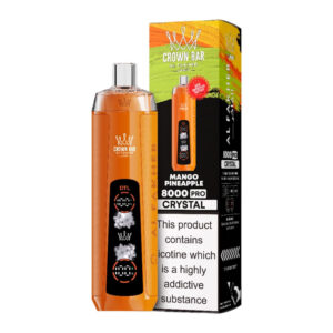 AL FAKHER CROWN BAR BIG CLOUD 8K CRYSTAL MANGO PINEAPPLE 5% - BOX OF 5