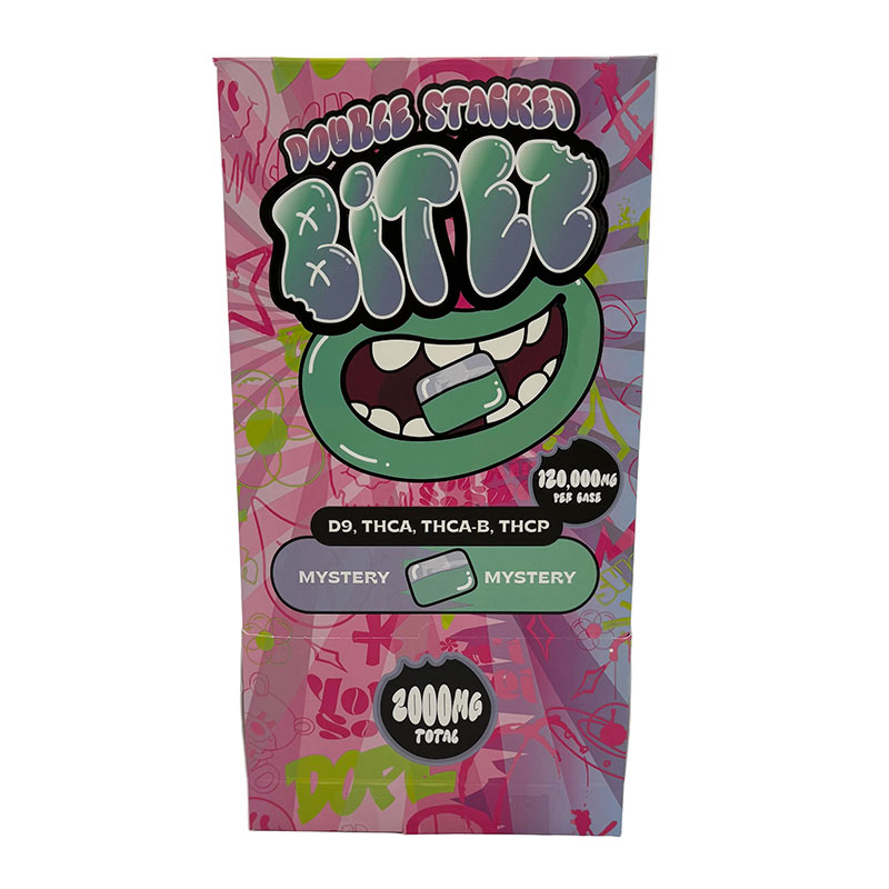OCHO EXTRACTS D9,THCA-B,THCP 120,000MG BOX DOUBLE STACKED BITEZ MYSTERY MYSTERY 2PK - BOX OF 60