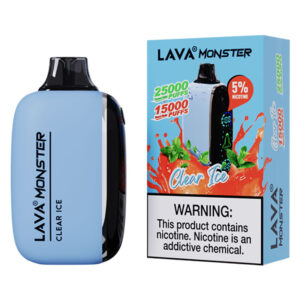 LAVA MONSTER 25K CLEAR ICE 5% - BOX OF 5