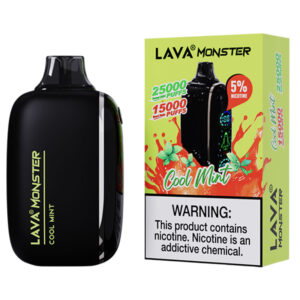 LAVA MONSTER 25K COOL MINT 5% - BOX OF 5
