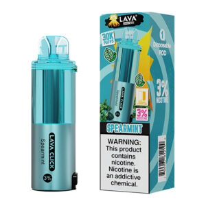 LAVA CLICK DISPOSABLE POD 30K SPEARMINT 5% - BOX OF 10