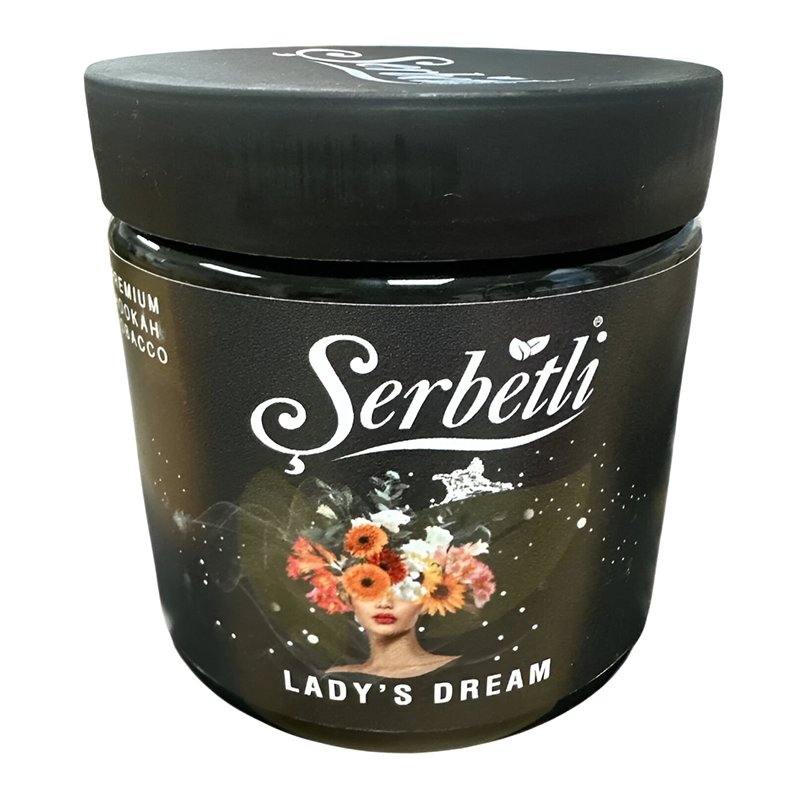 SERBETLI PREMIUM HOOKAH TOBACCO 250G JAR - LADY'S DREAM
