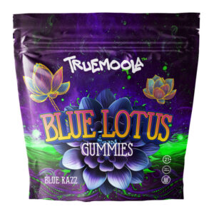 TRUEMOOLA BLUE LOTUS GUMMIES BLUE RAZZ 10 GUMMIES PK - BOX OF 5