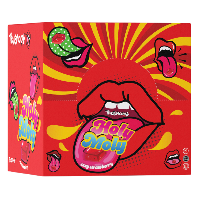 TRUEMOOLA HOLY MOLY GUMMIES SEXY STRAWBERRY 10 GUMMIES PK – BOX OF 5 ...