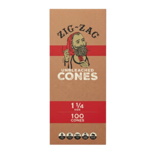 ZIG ZAG UNBLEACHED CONE 1 1/4 84/26 (100 CONES)