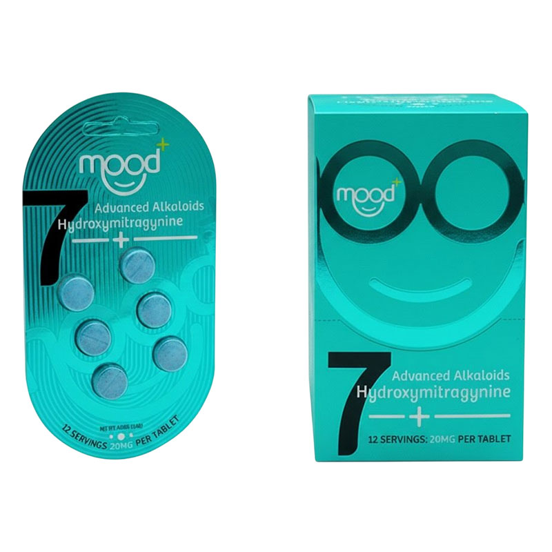 MOOD+ 7OH CHEWABLE TABLETS GREEN 20MG 6CT - BOX OF 12