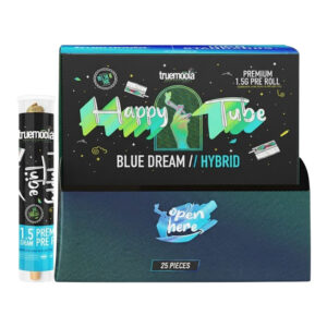TRUEMOOLA HAPPY TUBE D8 BLUE DREAM HYBRID 1.5G  - BOX OF 25