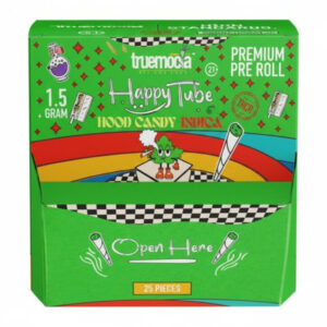 TRUEMOOLA HAPPY TUBE THCA HOOD CANDY INDICA 1.5G  - BOX OF 25