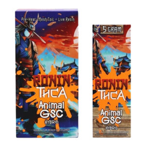 RONIN THCA 5 GRAM PENS ANIMAL GSC HYBRID - BOX OF 5