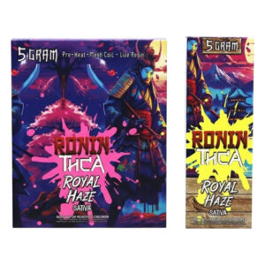 RONIN THCA 5 GRAM PENS ROYAL HAZE SATIVA - BOX OF 5