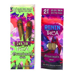 RONIN THCA FLOWER 2 GRAM PRE ROLLS 2PK - BOX OF 10