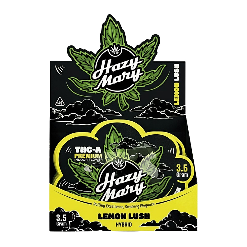 HAZY MARY THC-A PREMIUM INDOOR FLOWER 3.5GM -BOX OF 5