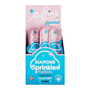 MUFFINS DIAMOND SPRINKLED PRE ROLL CEREAL MILK HYBRID - BOX OF 50