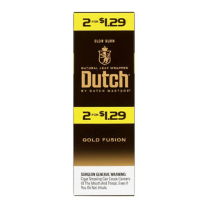 DUTCH MASTERS 2PK GOLD FUSION - DUAL BOX OF 15 POUCHES