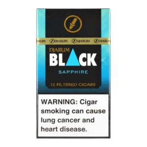 DJARUM BLACK FILTERED CIGARS 12PK - BOX OF 10