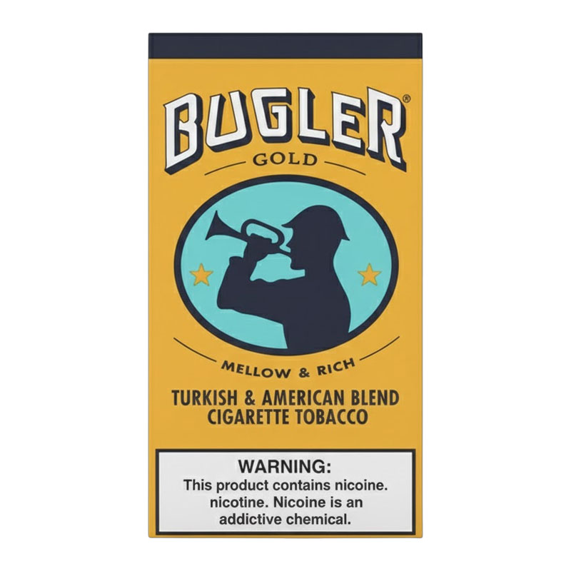 BUGLER GOLD MELLOW & RICH - BOX OF 6 POUCHES